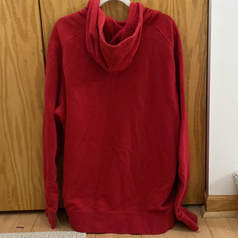Nike Jordan Jumpman Air Men's Fleece Full-Zip Hoodie - Red sz Xl - Picture 2 of 4